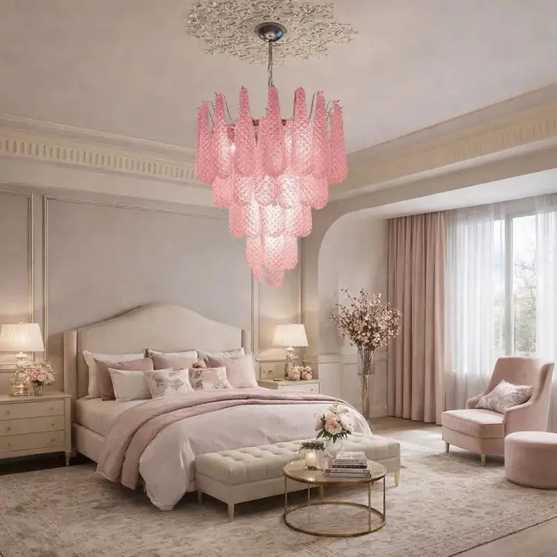 Glass Leaf Pendant Light