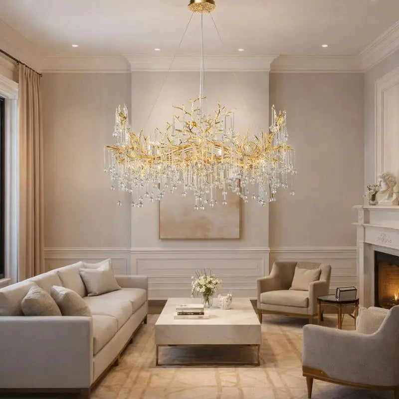Luxury Crystal Led Tree Branch Chandelier ChandeliersLife®