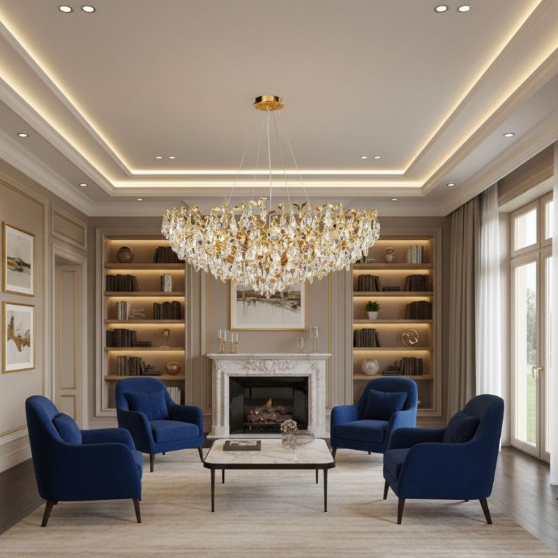 Luxury Crystal Tree Branch Chandelier