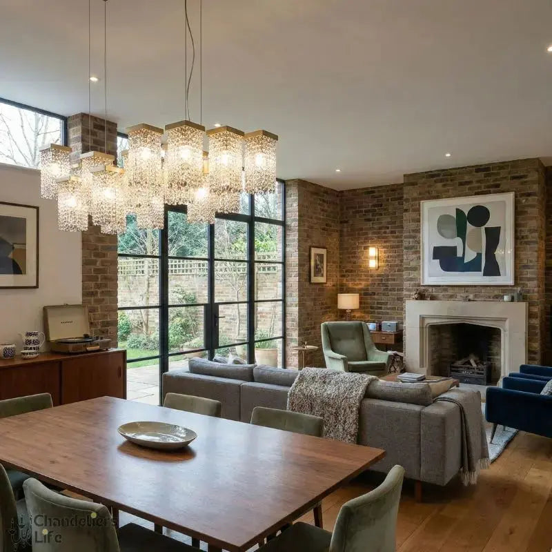 Italian Smoky Crystal Contemporary Chandelier ChandeliersLife®