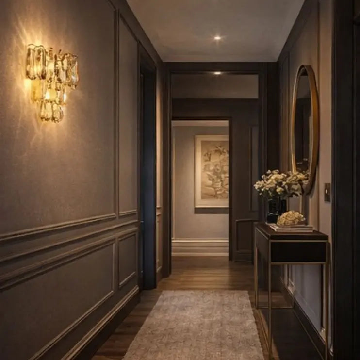 Modern Gold Crystal Wall Lights ChandeliersLife®