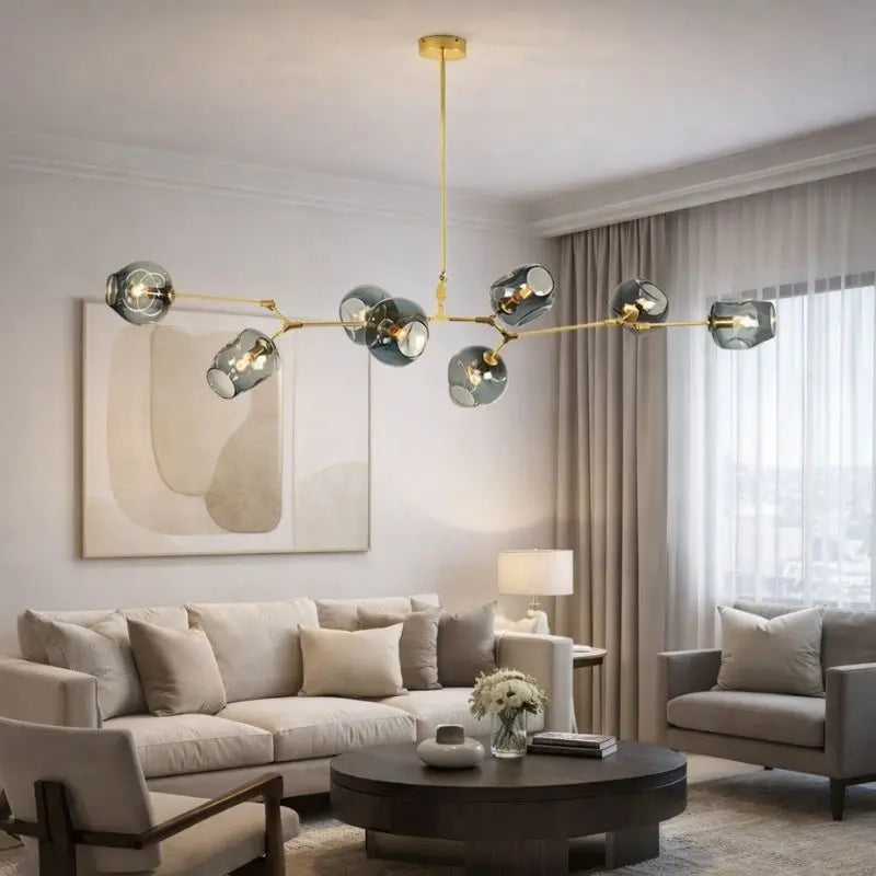 Modern Glass Designer Hanging Chandelier Nordic