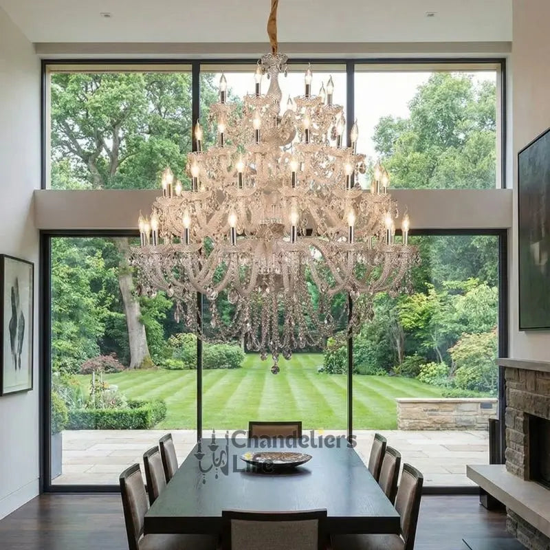Villa Foyer Extra Large Crystal Chandelier ChandeliersLife®
