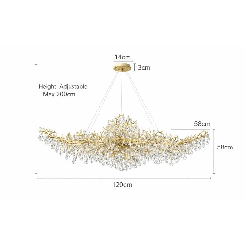 Nordic Tree Branch Chandelier