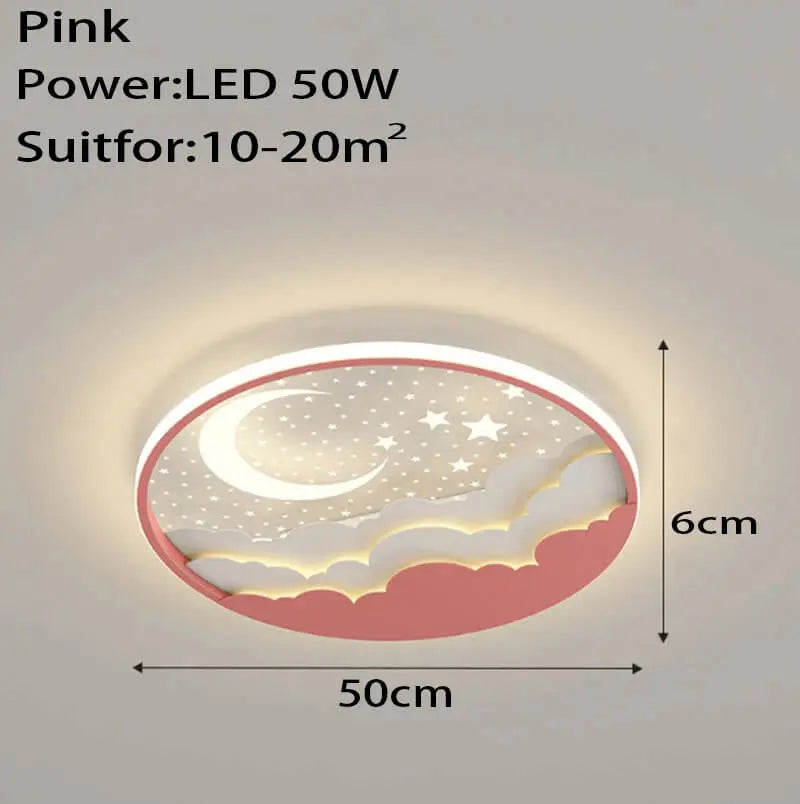 Round Modern Led Ceiling Children Chandelier ChandeliersLife®