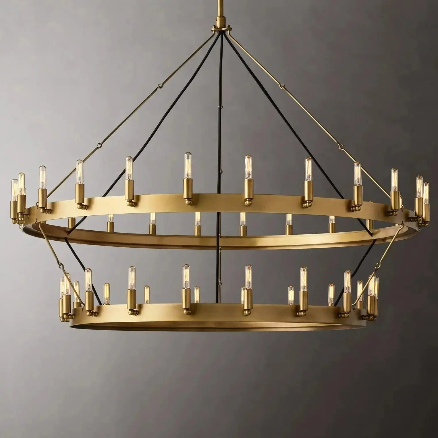 Retro American Candle Chandelier ChandeliersLife®