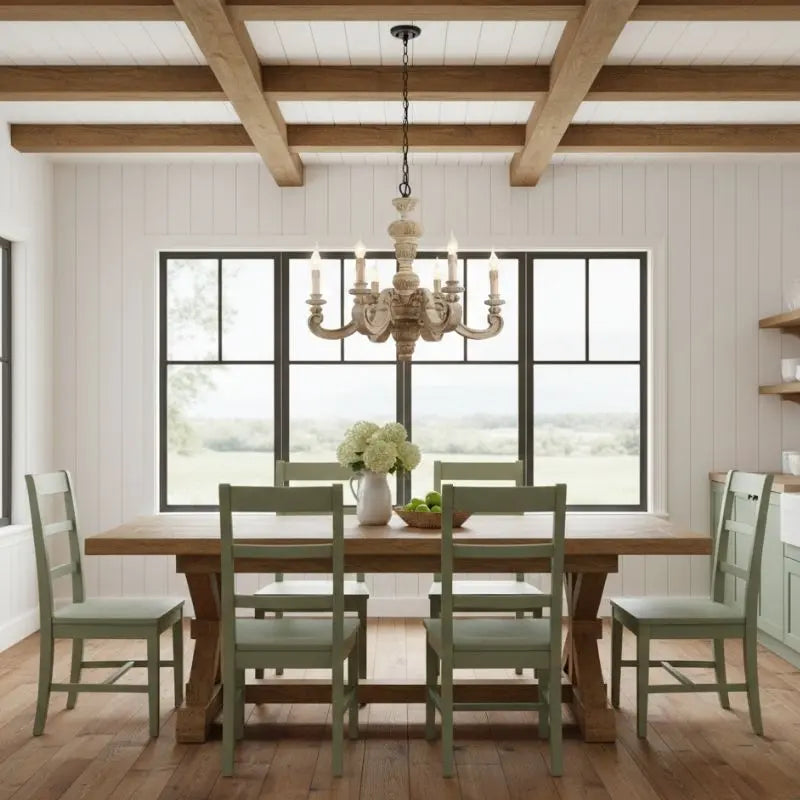 Roman Pillar Wooden Chandelier ChandeliersLife®