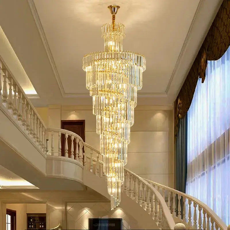 Modern Loft Chandelier - Golden ChandeliersLife®