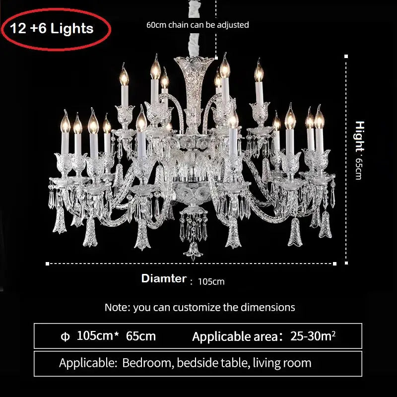 Crystal Extra Large Chandelier ChandeliersLife®