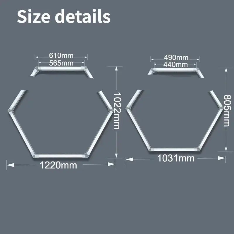 Hexagon Ceiling Light for Car Showroom Workshop ChandeliersLife®