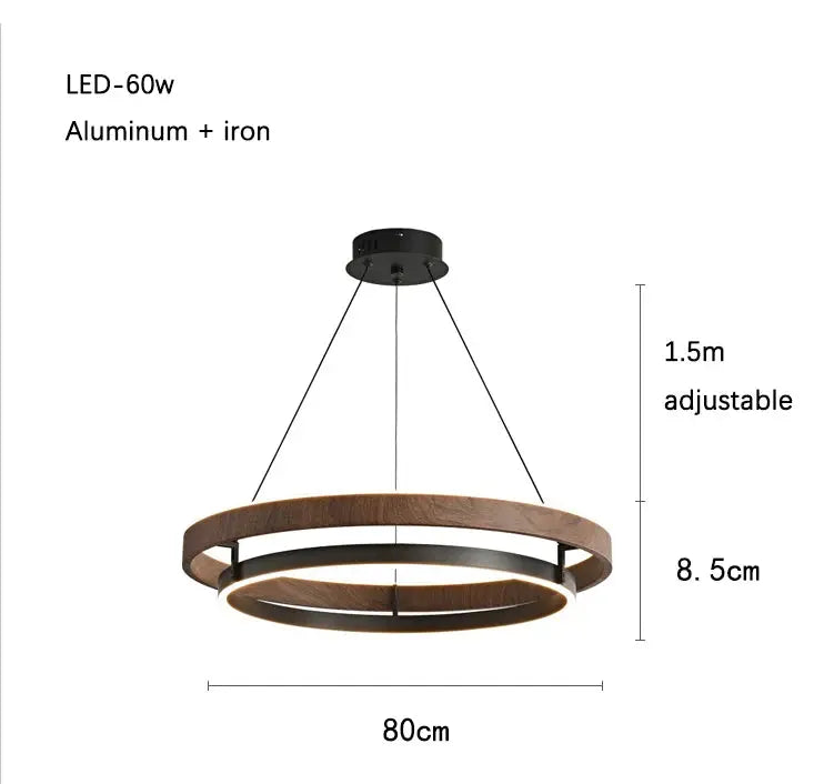 Designer Modern Wood Grain Pendant Light ChandeliersLife®