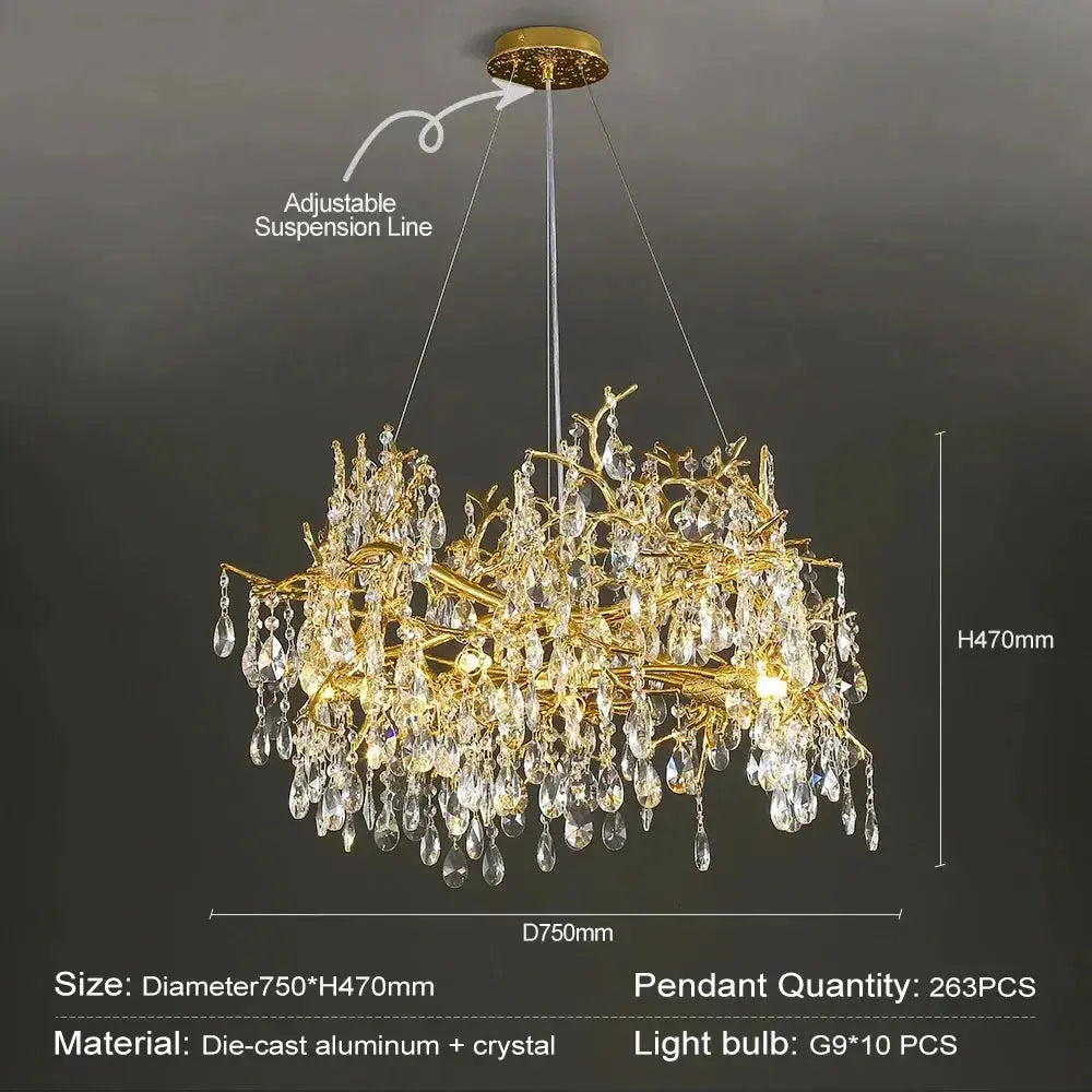 Luxury Modern Raindrop Chandeliers