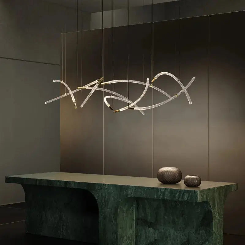 Modern Crystal Hanging Glass Chandelier ChandeliersLife®