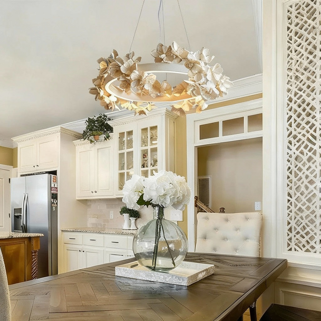 French Round Floral Chandelier ChandeliersLife®