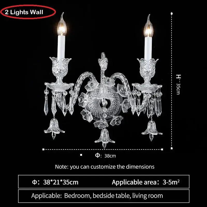 Luxury Villas Crystal Wall Light ChandeliersLife®