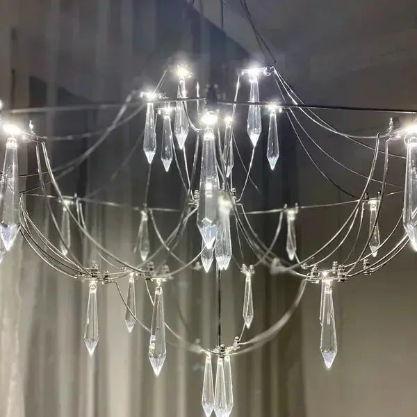 Abstract Design Crystal Cube Chandelier ChandeliersLife®