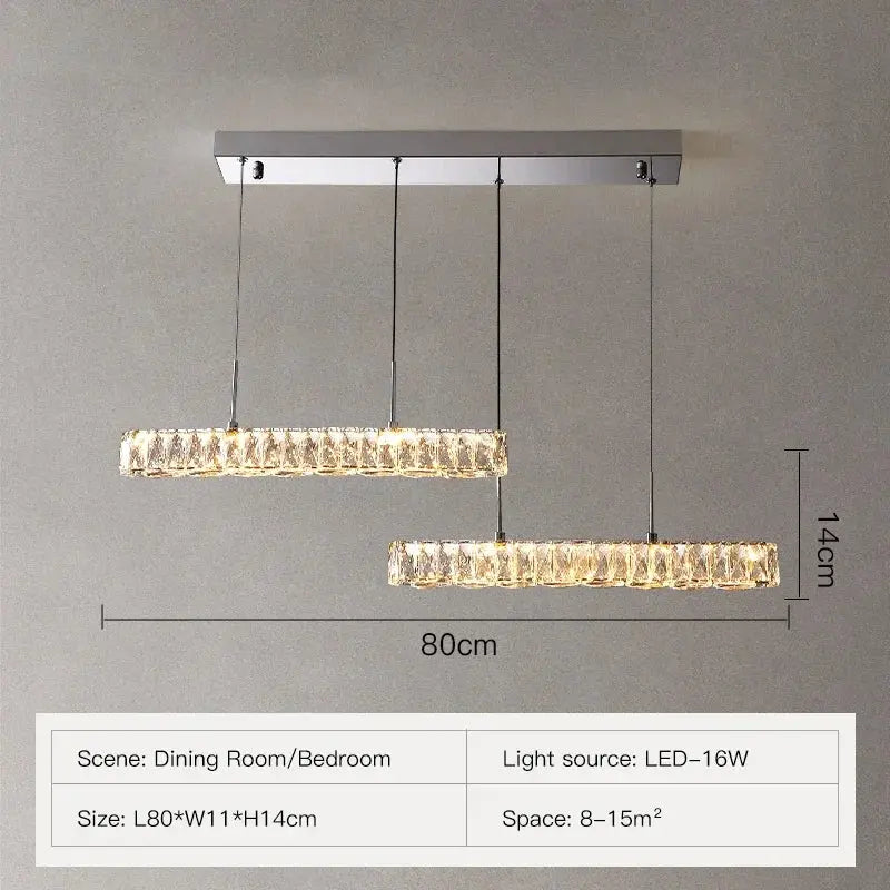 Modern Ceiling K9 Crystal Chandelier ChandeliersLife®