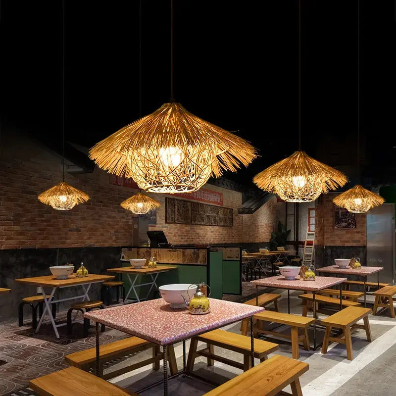 Designer Creative Straw Pendant Lamp ChandeliersLife®