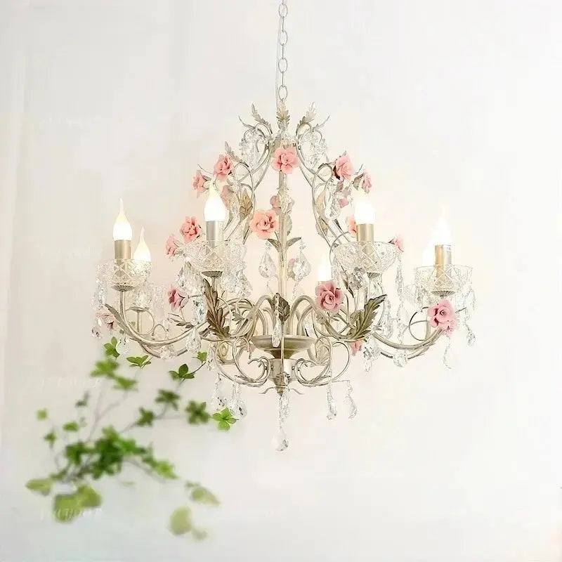 Crystal Flower French Chandelier ChandeliersLife®