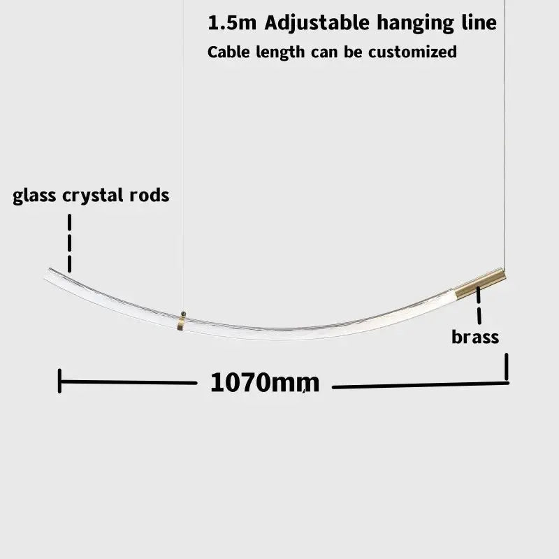 Modern Crystal Hanging Glass Chandelier ChandeliersLife®