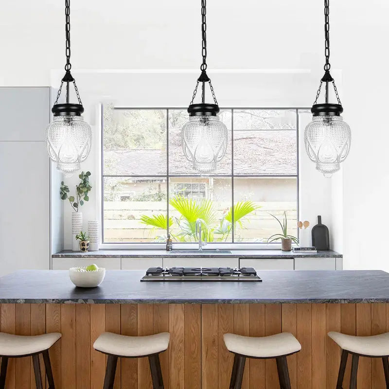 Farmhouse Suspension Glass Pendant Lights ChandeliersLife®