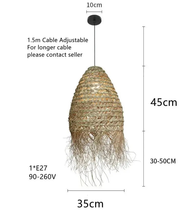 Creative Rattan Pendant Unique Lamps ChandeliersLife®