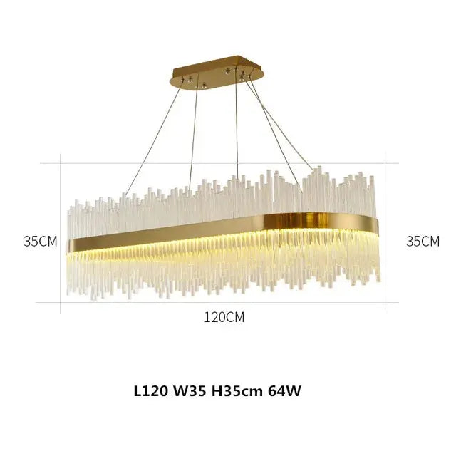 Modern LED Chandelier Dimmable