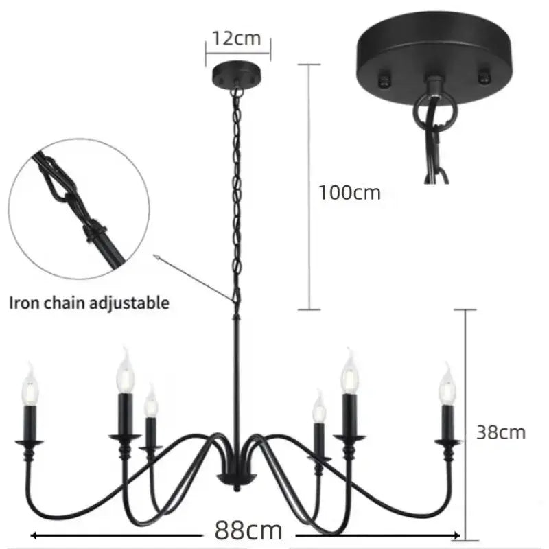 American Style Lighting Chandelier