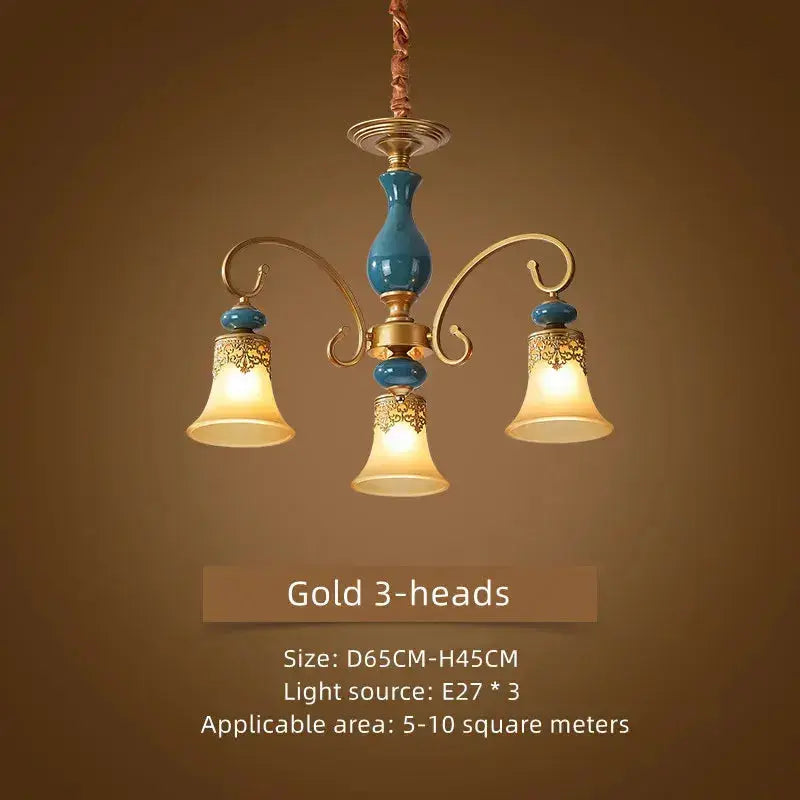 Retro Ceramic Chandelier ChandeliersLife®