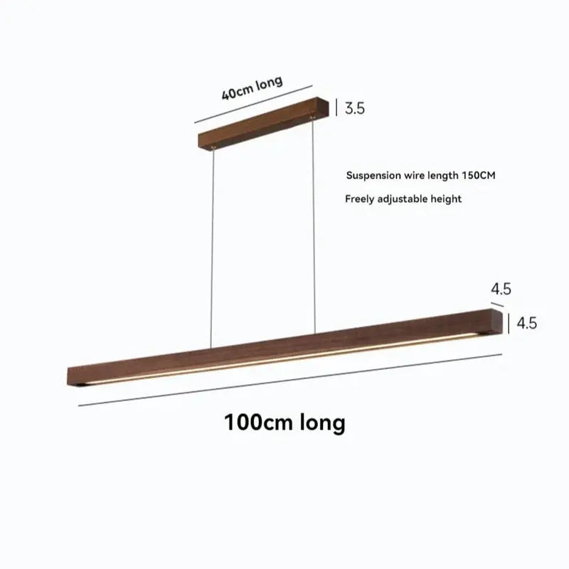 Long Strip Custom Wooden Fixtures ChandeliersLife®