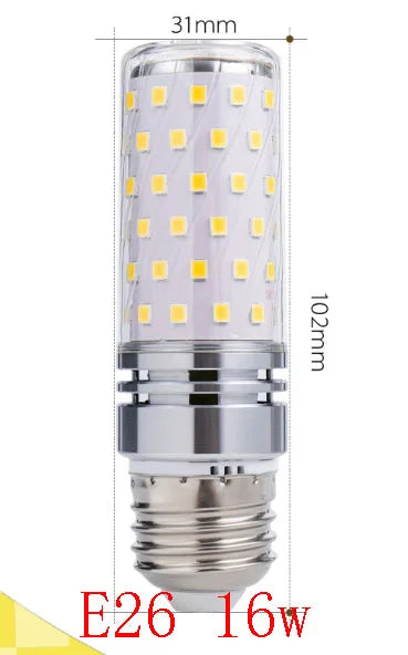Alternate product view 3 of compact LED corn bulb for chandelier and pendant fittings