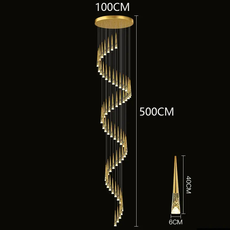 Modern Dome Decoration Stair Pendant Lamp ChandeliersLife®