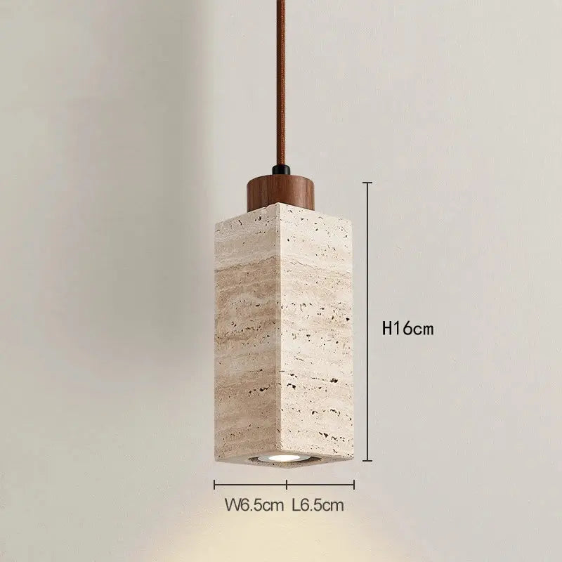 Wabi-sabi bedroom yellow cave stone bed chandelier Nordic restaurant bar retro beauty shop cabinet decoration homestay ChandeliersLife®