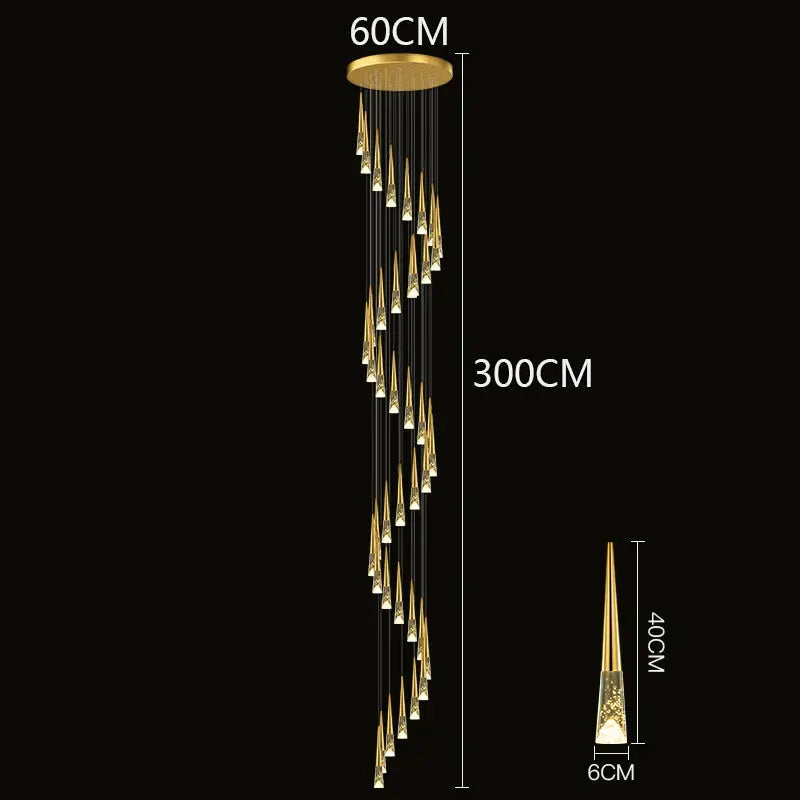 Modern Dome Decoration Stair Pendant Lamp ChandeliersLife®