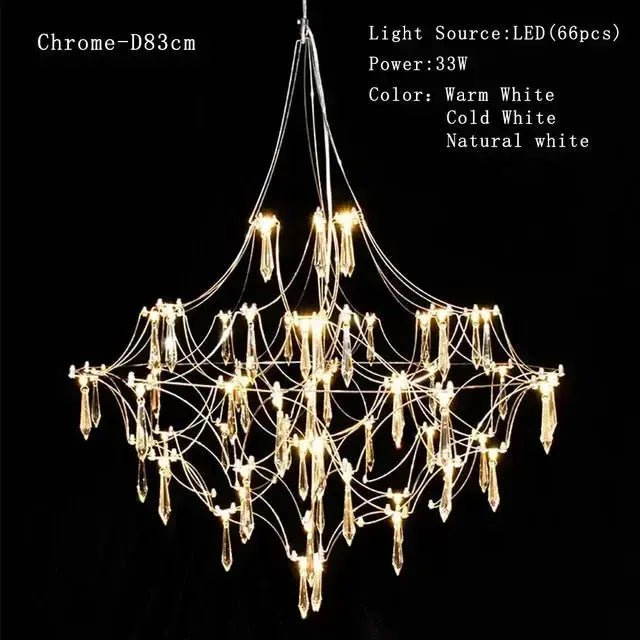 Abstract Design Crystal Cube Chandelier ChandeliersLife®