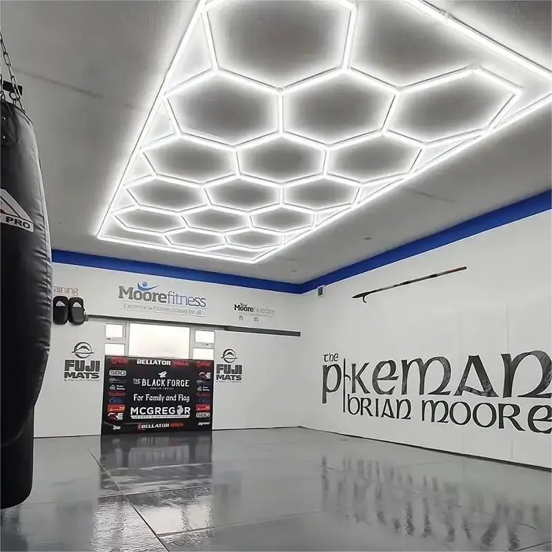 Hexagon Ceiling Light for Car Showroom Workshop ChandeliersLife®