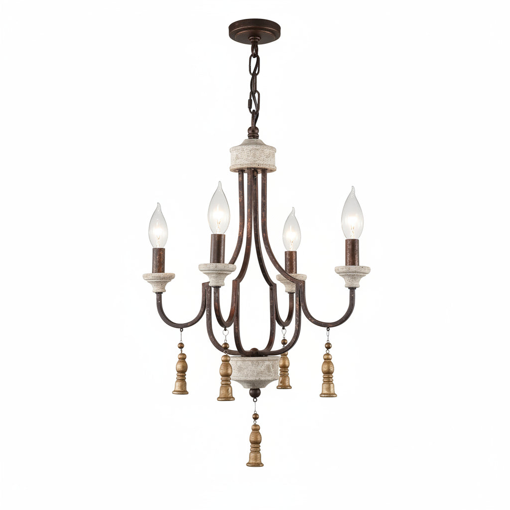 Grey French Rustic Chandelier ChandeliersLife®