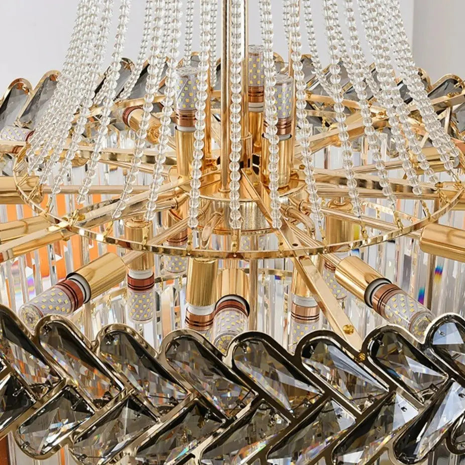 2023 Luxury Duplex Villa Crystal Chandelier ChandeliersLife®