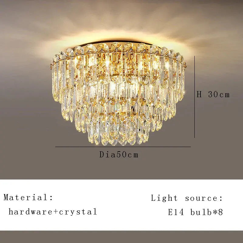 Nordic Modern Crystal Elegant Elegant Ceiling Light ChandeliersLife®