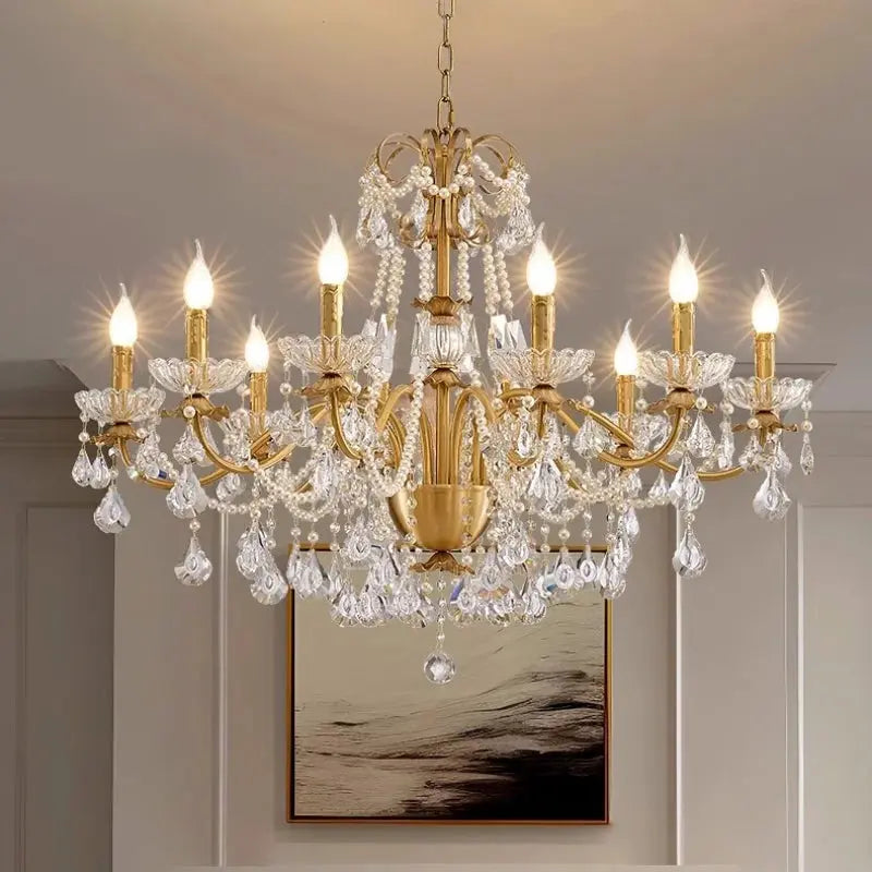 French Luxury Candle Chandelier ChandeliersLife®