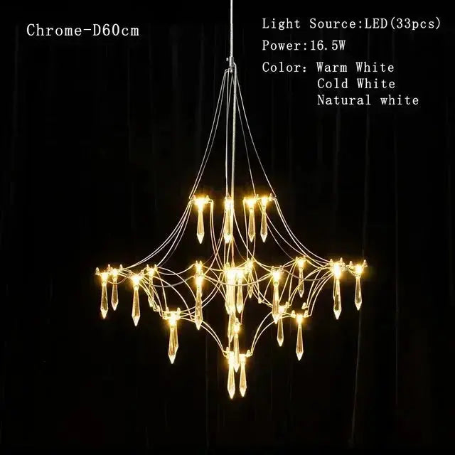 Abstract Design Crystal Cube Chandelier ChandeliersLife®