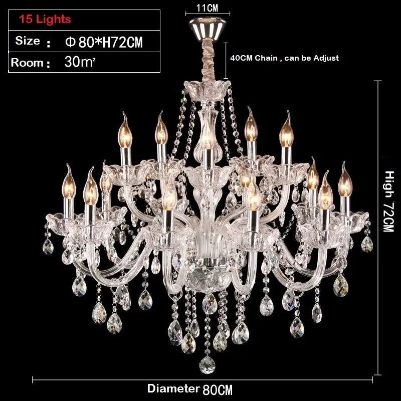 Hotel Lobby K9 Crystal Chandelier ChandeliersLife®