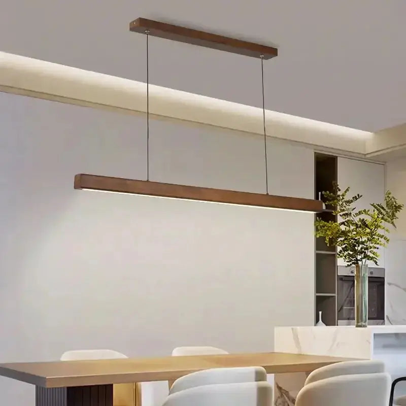 Long Strip Custom Wooden Fixtures ChandeliersLife®