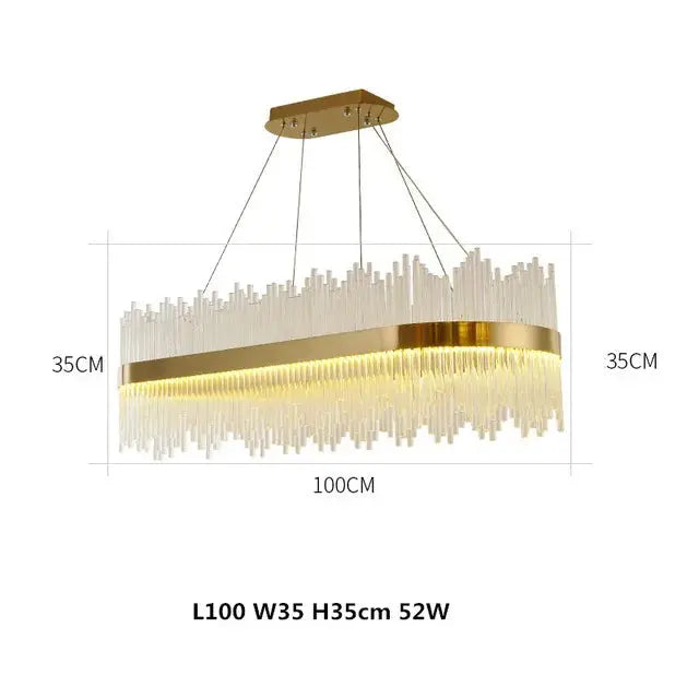 Modern LED Chandelier Dimmable