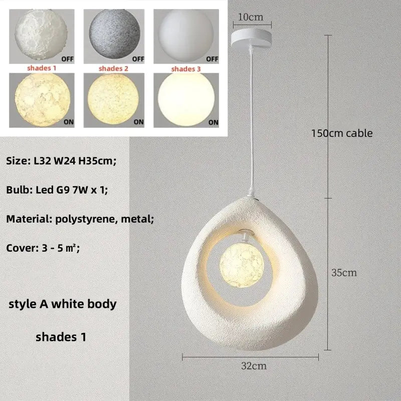 Pendant Wabi Sabi Dining Room Lights ChandeliersLife®