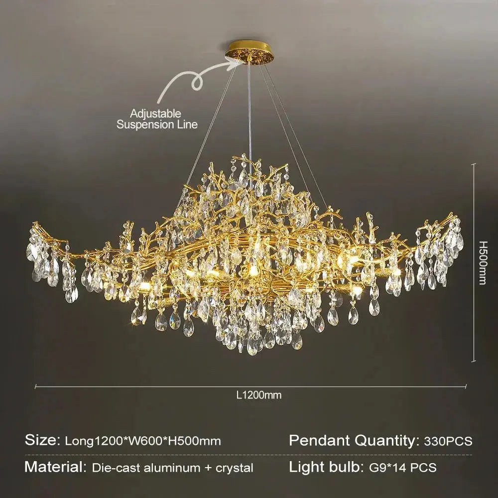 Luxury Modern Raindrop Chandeliers