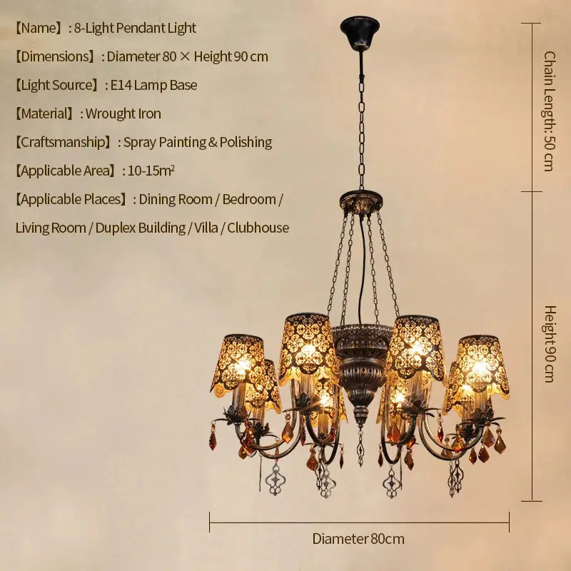 American European Style Antique Chandeliers ChandeliersLife®