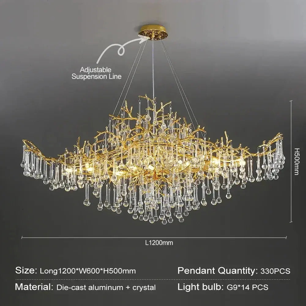 Luxury Modern Raindrop Chandeliers ChandeliersLife®