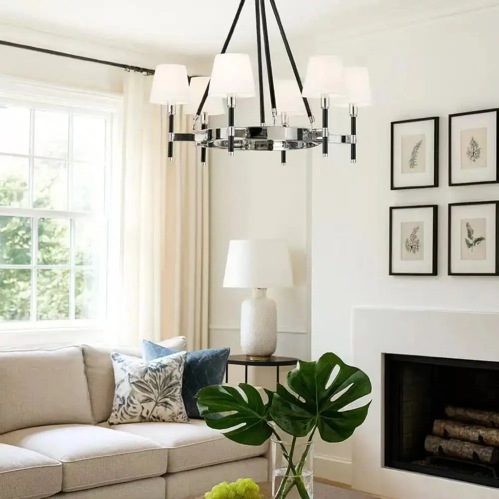 Iron Brass Nickel Finish Chandelier ChandeliersLife®