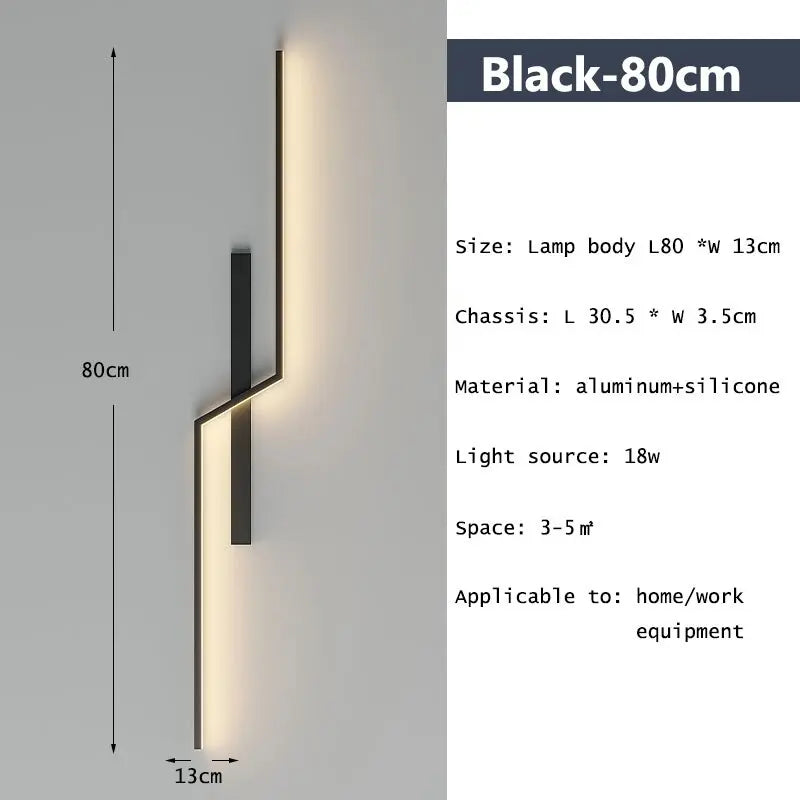 Minimalist Line Strip Wall Lamp ChandeliersLife®